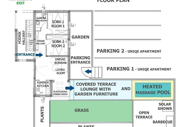 Unique - Garden With Private Heated Massage Pool Only For Τρογκίρ